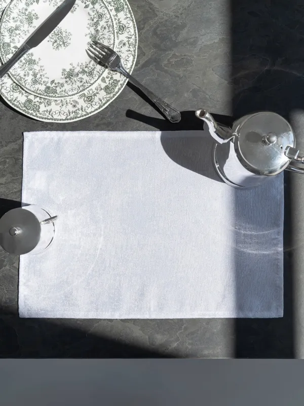 Аспаптарға арналған майлық, 30х45 см, полиэстер, тікбұрышты, ақ, Jacquard, image-3