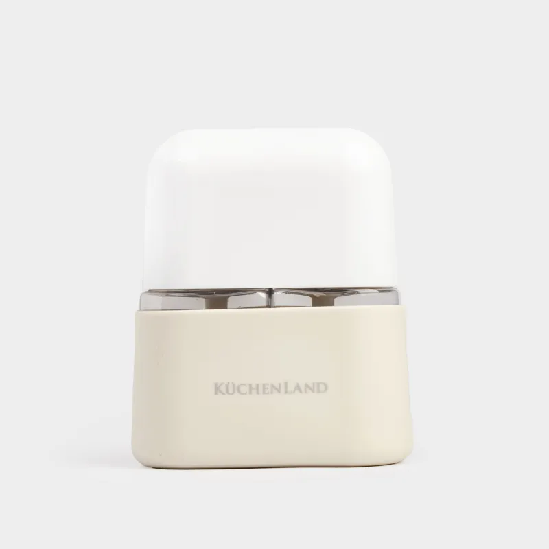 Саяхатқа арналған құтылар жинағы, 2 дана, мөлшерлегіші бар, қапта, пластик, сарғылт-қоңыр, Travel comfort