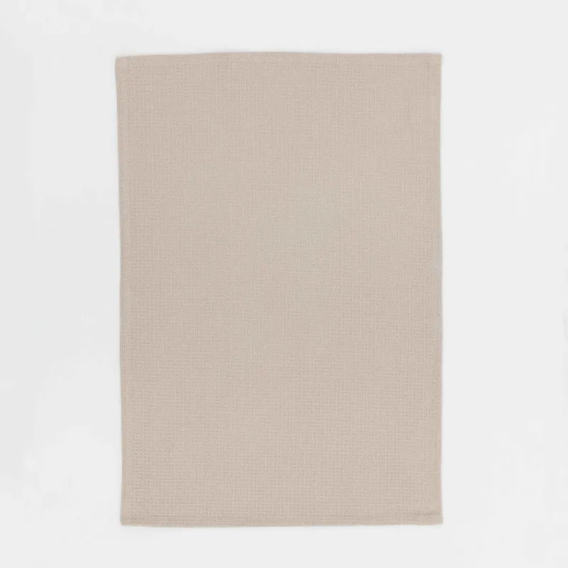 Ас үй сүлгісі, 40х60 см, 3 дана, мақта, ментол/қоңыр/сарғылт-қоңыр, Waffle, image-5