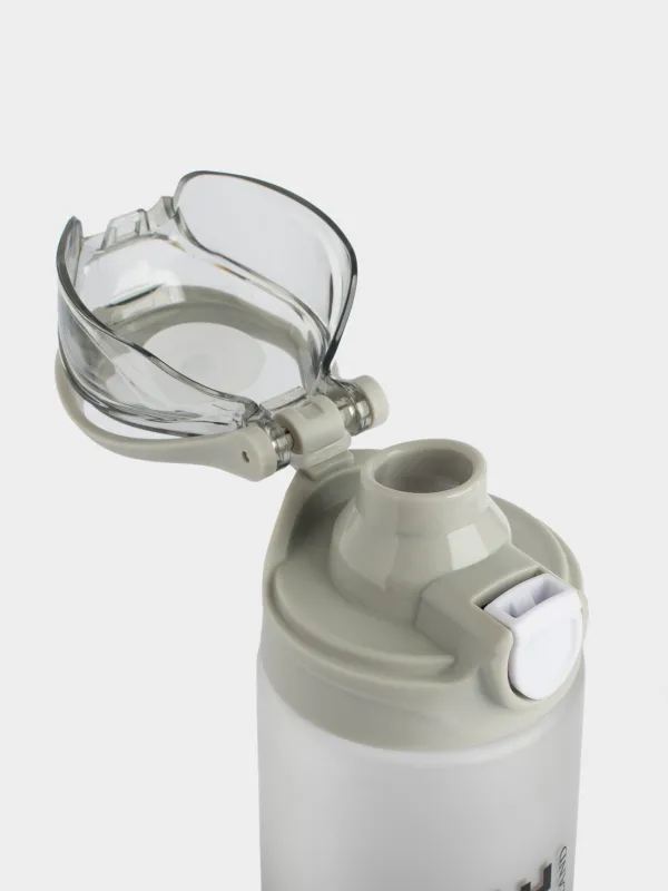 Суға арналған бөтелке, 900 мл, пластик/силикон, сұр, Water balance, Sport, image-5