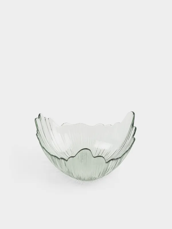 Жеміс вазасы, 24х12 см, шыны Р, жасыл, Verge, image-3