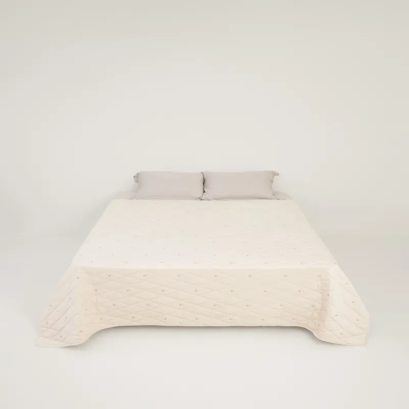 Покрывало, 220х240 см, стеганое, Цветы, Stitch velvet, image-6