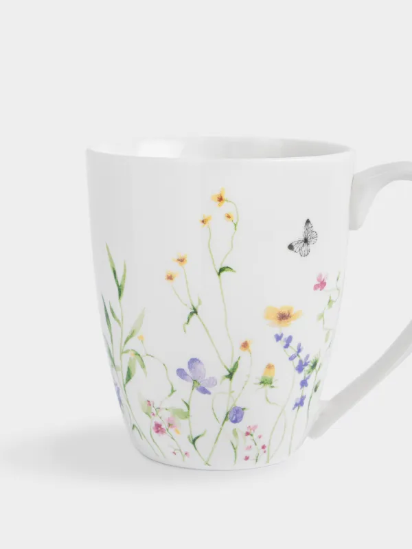 Саптыаяқ, 320 мл, фарфор N, ақ, Шалғын гүлдері, Meadow, image-1