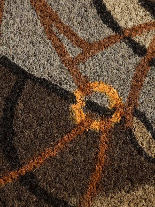 Коврик придверный, 40х60 см, кокос/ПВХ, прямоугольный, серый, Конь, Home horse, image-3