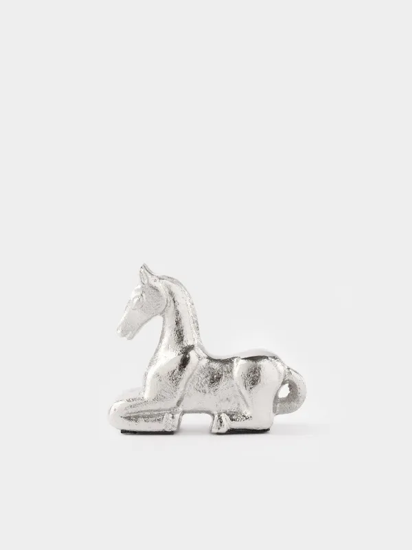 Статуэтка, 13 см, Horse silver, image-0