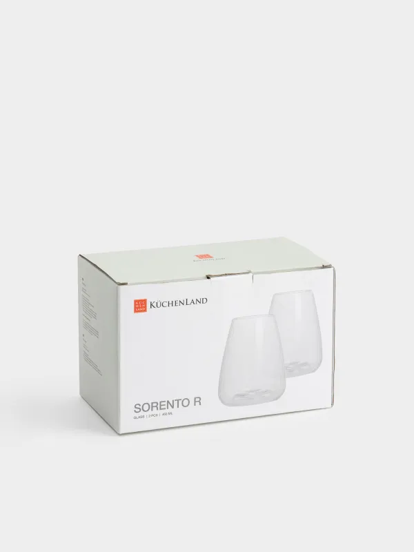 Стақан, 11 см, 460 мл, 2 дана, шыны, Sorento R, image-4