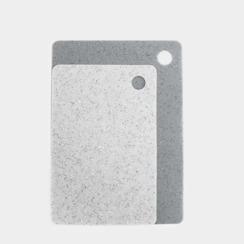 Кесу тақтасы, 19/24 см, 2 дана, пластик, тікбұрышты, сұр, дақ, Speck