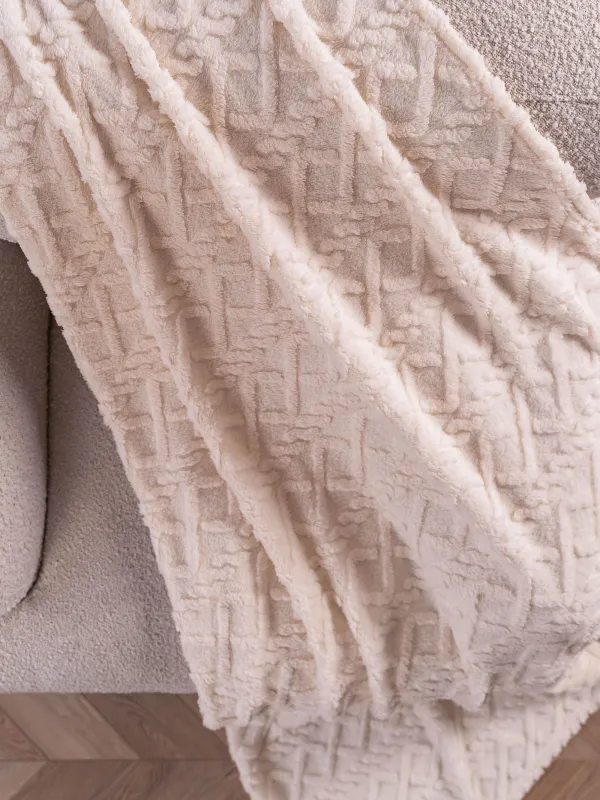 Жамылғы, 130х170 см, шерпа, сұр, Өрілген шаш, Sherpa, image-6