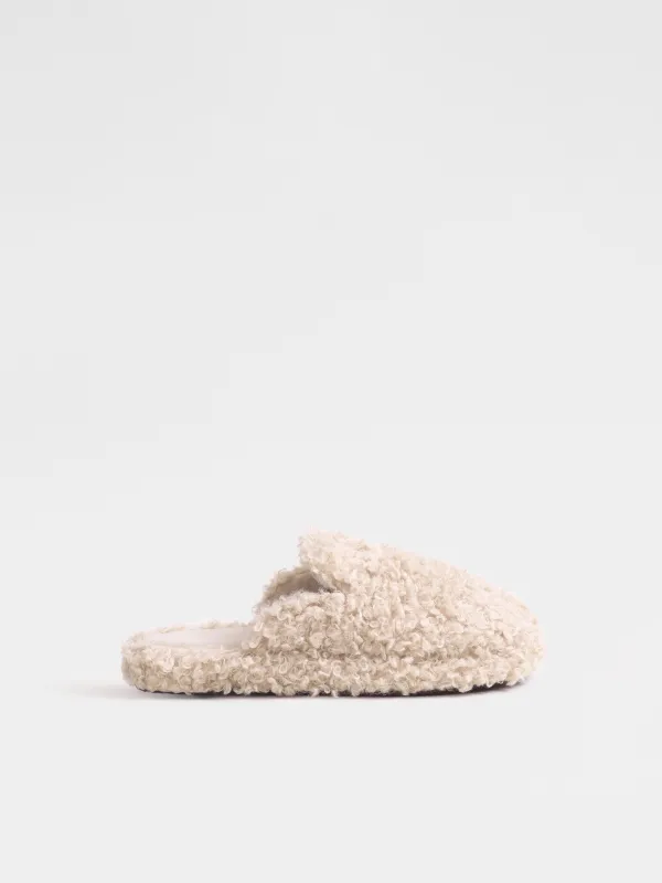 Әйелдер тәпішкелері, үйге арналған, өлшемі 36-37, полиэстер/микрофибра, құмды, Chain, image-0