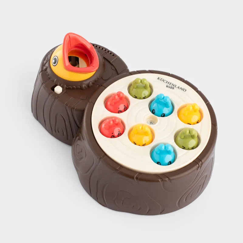 Сұрыптаушы ойыншық, 17х11 см, дамытушы, анимацияланған, пластик, Құрт же, Game, image-3