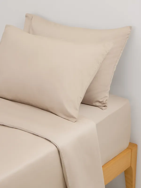 Жастық тысы, 50х70 см, 2 дана, сәтен 300 ТС, құм, Satin, image-3