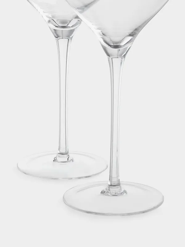 Ақ шарап бокалы, 400 мл, 2 дана, кристалды шыны, Charm L wavy, image-2