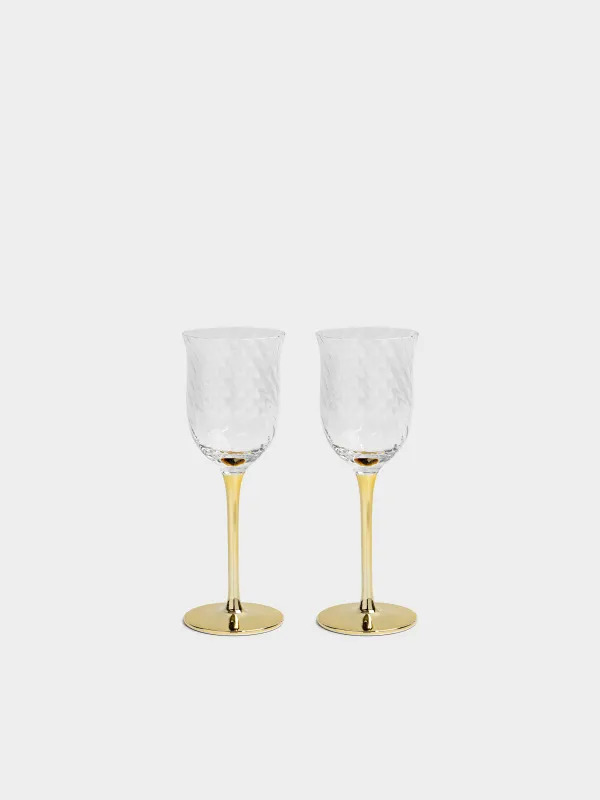 Рюмка, 90 мл, 2 дана, шыны, шампан сабы, Westso color, image-0