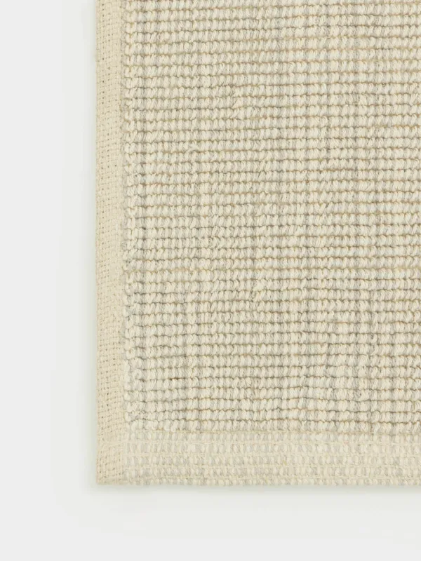 Коврик, 50x80 см, хлопок, серый, Borlin, image-2