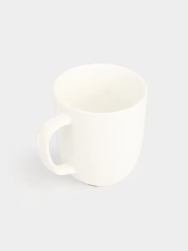 Кружка, 340 мл, фарфор N, бело-золотистая, Пожелание, Revival, image-1