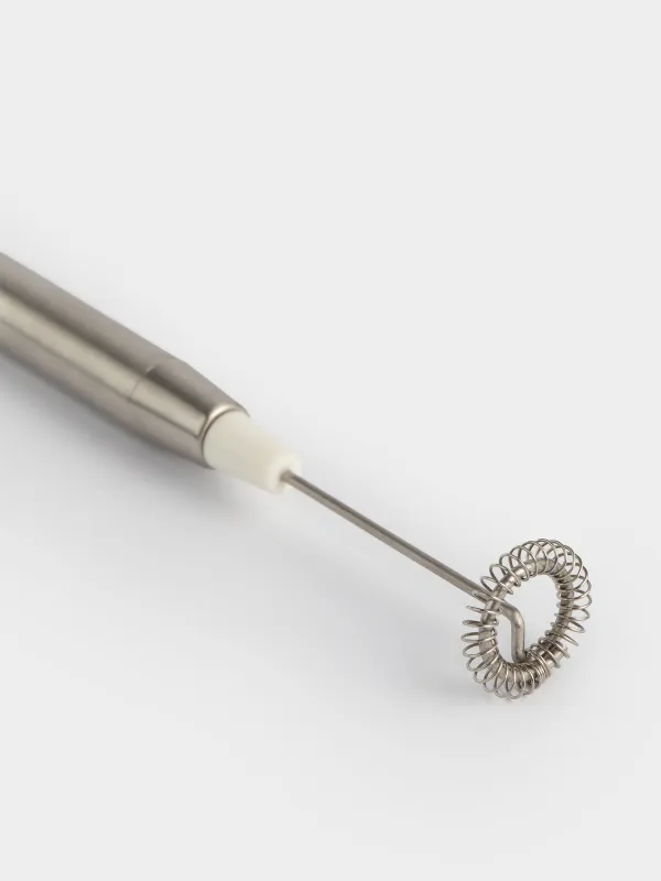 Сүтке арналған көбіктендіргіш, 21 см, батырылған, Болат, сарғылт, image-1