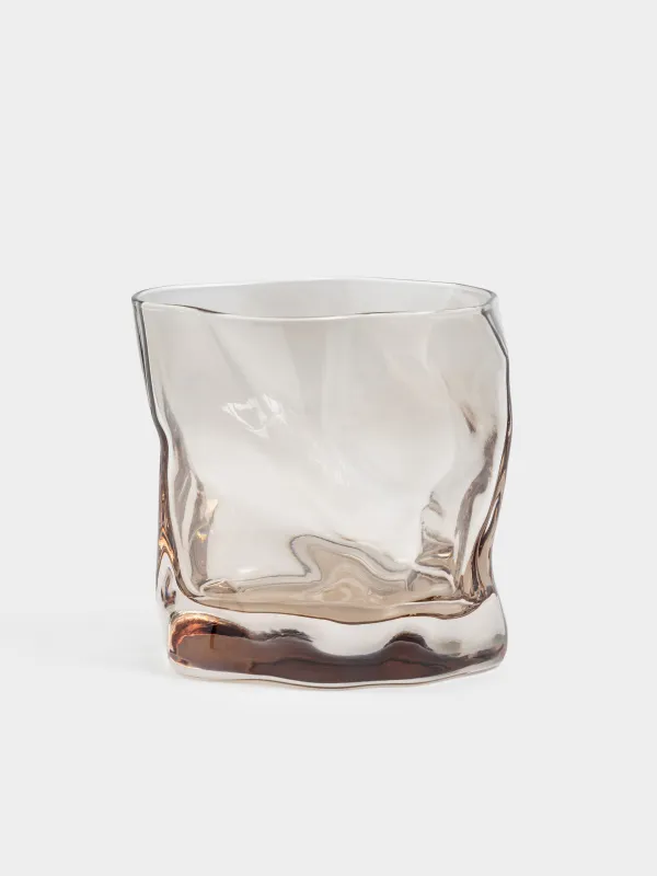 Стакан для виски, 8 см, 245 мл, 2 шт, стекло, коричневый, Slalom color, image-3
