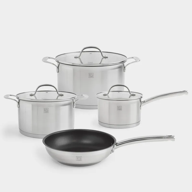 Ыдыс-аяқ жиынтығы, 4 зат, Silver Stone