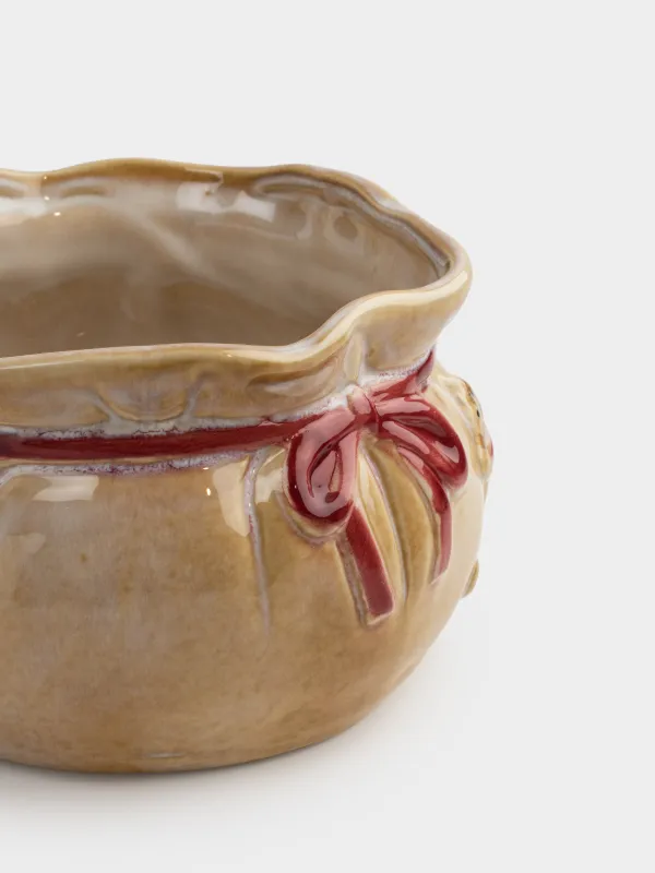 Конфетница, 17х10 см, керамика, Christmas miracle classic, image-4