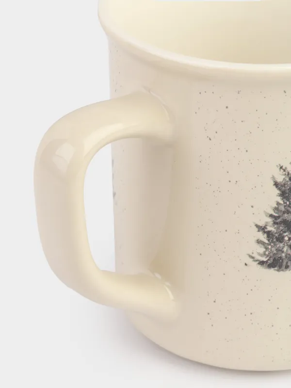 Саптыаяқ, 430 мл, фарфор N, сарғылт-қоңыр, Ормандағы бұғы, Woodland story, image-2