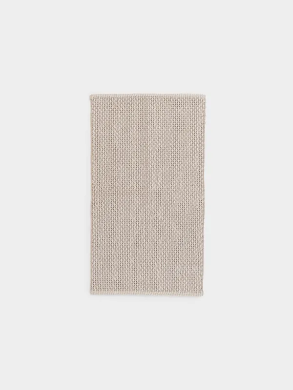 Кілемше, 60х110 см, сырғанауға қарсы, шенил / мақта, бежевый қоңыр, тор, Cosy, image-0