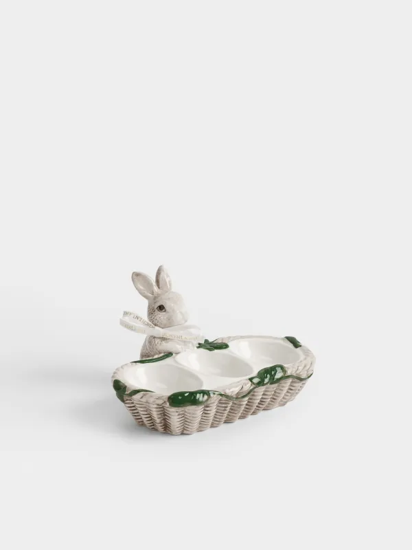 Блюдо пасхальное, 15х8 см, Кролик, Easter lace, image-2