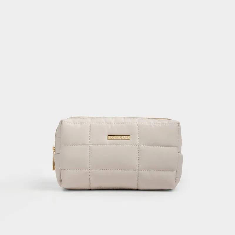 Косметикалық сөмке, 18х11 см, сырылған, полиэстер, қара, One stitch