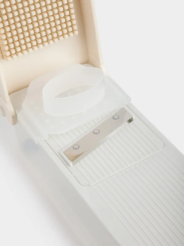 Ұсақтағыш, 28 см, 5 саптама, механикалық, пластик/Болат, сарғылт, Soft, image-3