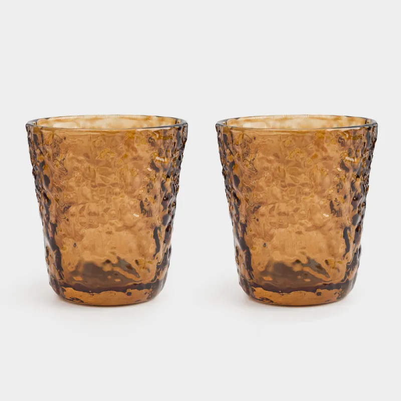 Стакан, 10 см, 280 мл, 2 шт, стекло Р, коричневый, Frozen