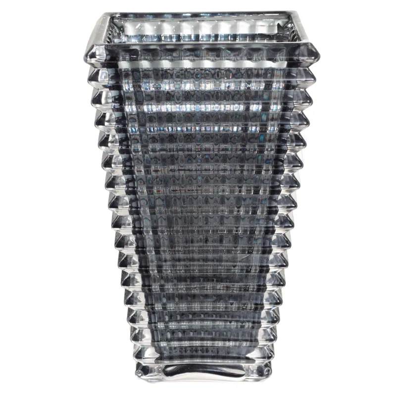 Гүл құмырасы 28 см, шыны, сұр, Mosaic color