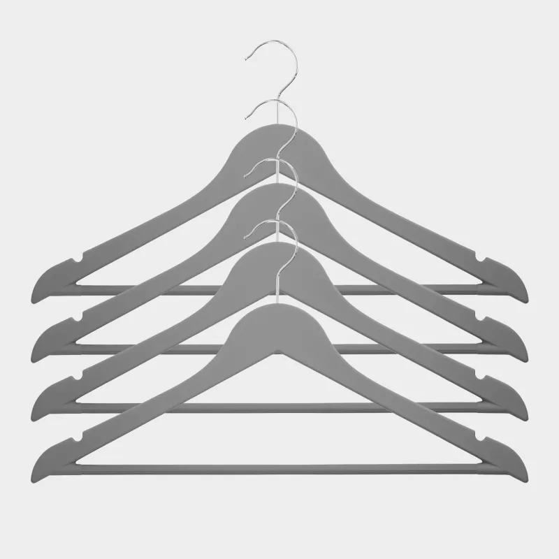 Ілгіш-иықтар, 44 см, 4 дана, пластикалық жабыны бар, сұр, Fun house