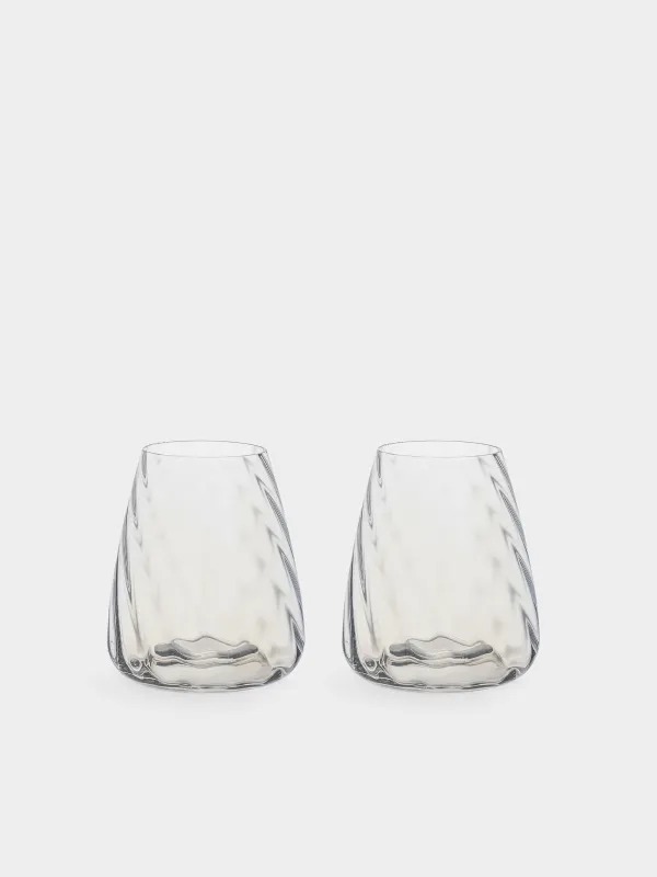 Стакан, 11 см, 460 мл, 2 шт, стекло, перламутр, Sorento bend, image-0