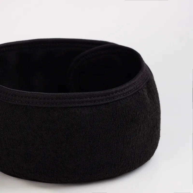 Повязка для волос, 60 см, на липучке, полиэстер, черная, Bamboo spa, image-4