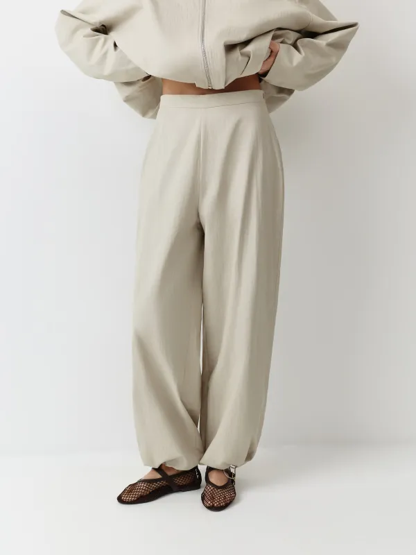 Әйелдер шалбары, өлшемі L, мақта/полиамид К, сарғылт-қоңыр, Alfreda, image-1