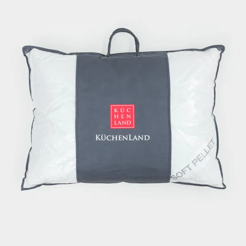 Жастық, 50х70 см, үш камералы, мақта/холофайбер/латекс, Soft pellet, image-6