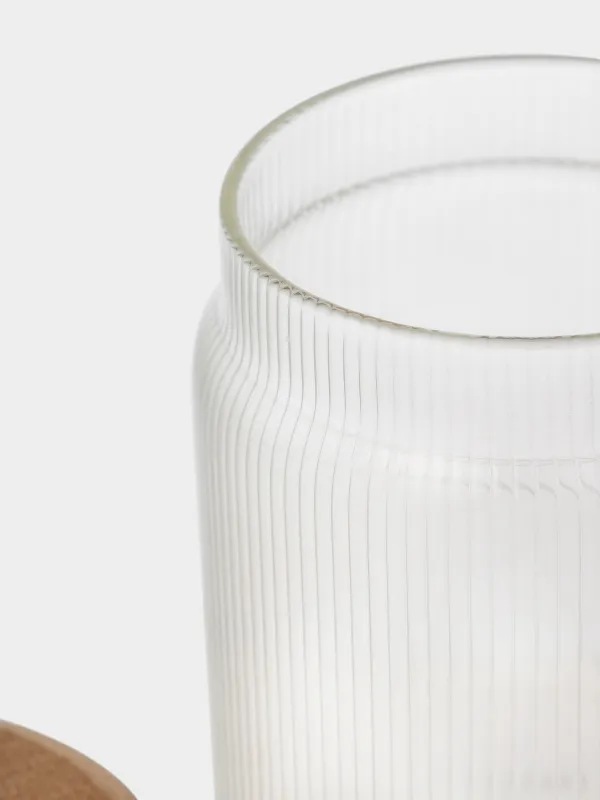 Банка для сыпучих продуктов, 400 мл, Ribby wood, image-3