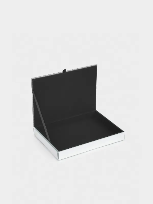 рге арналған қобдиша, 25х18 см, шыны, күміс түстес, Actress, image-3