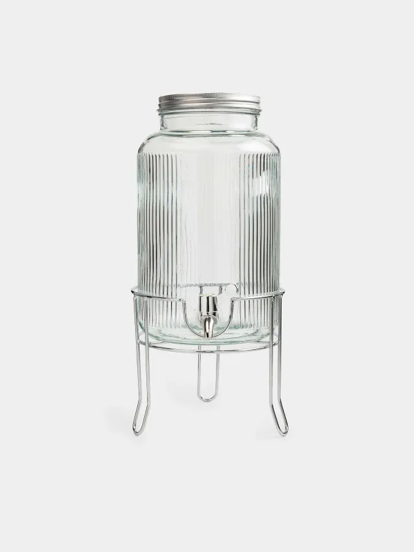 Сусындарға арналған диспенсер, 5,8 л, шыны Р/металл, Argos, image-1