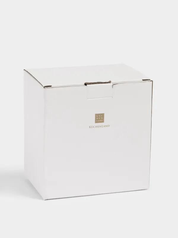 Шай жұбы, 2 адам, 4 зат, 250 мл, фарфор N, ақ, дақты, Шырша бүршіктері мен шетен, Rowan delice, image-6