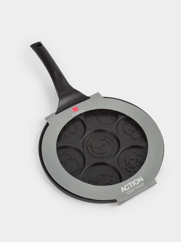 Жұмыртқа мен құймаққа арналған таба, 26 см, 7 бөлім, қапталған, алюминий, Жануарлар, Action, image-8