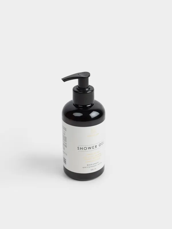Душқа арналған гель, 300 мл, нәрлендіреді, Қара бұрыш және Кариб теңізі ванилині, Perfect care, image-2