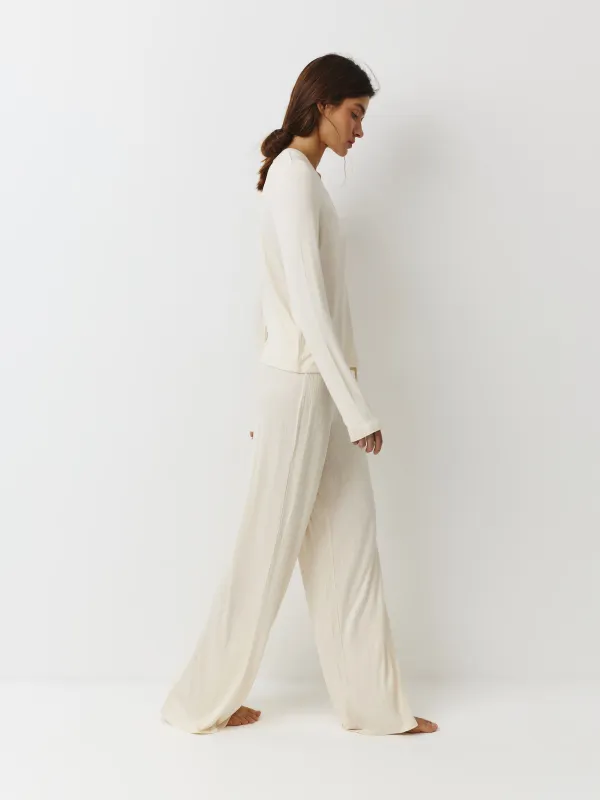 Әйелдер шалбары, үйге арналған, өлшемі S, модал/вискоза/эластан, сары, Dirona, image-2