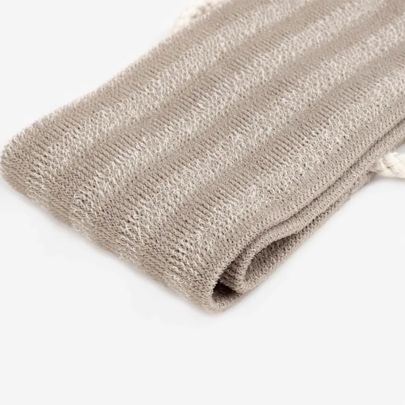 Мочалка-лента для тела, отшелушивающая, с ручками, Showy, image-4