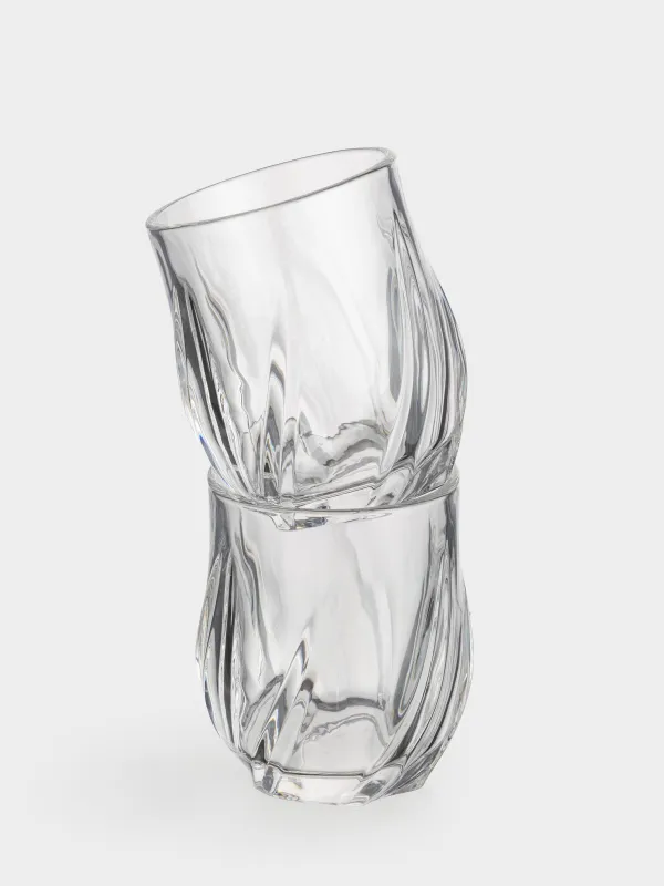 Виски стақаны, 9 см, 360 мл, 2 дана, шыны Р, Crumpled, image-4