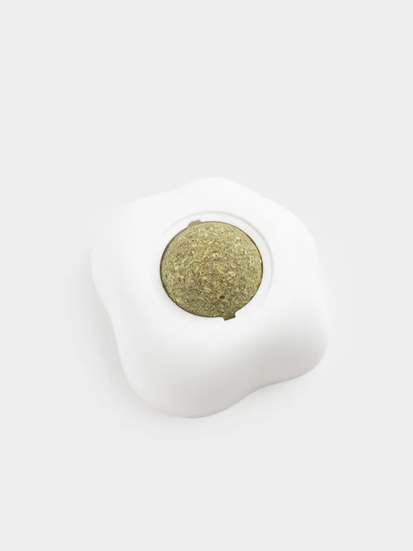 Мысық жалбыз, 7х7 см, бекіткіші бар қорапта, пластик/жалбыз, қуырылған жұмыртқа, Pet, image-2