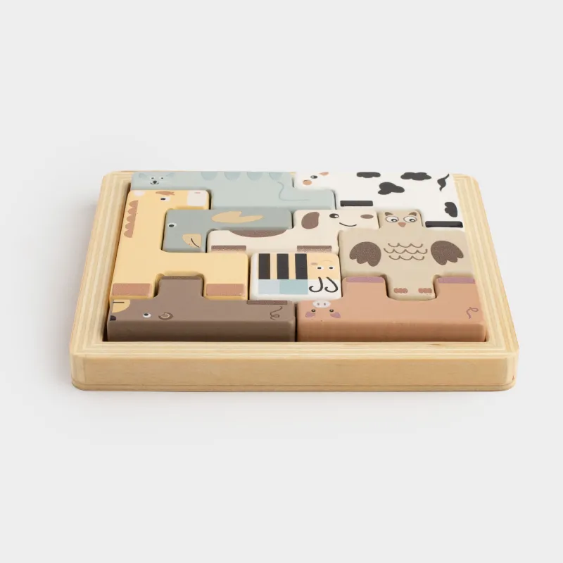 Ойыншық-сұрыптаушы, 13х14 см, дамытушы, МДФ, түрлі-түсті, басқатырғыштар, Kiddy, image-1