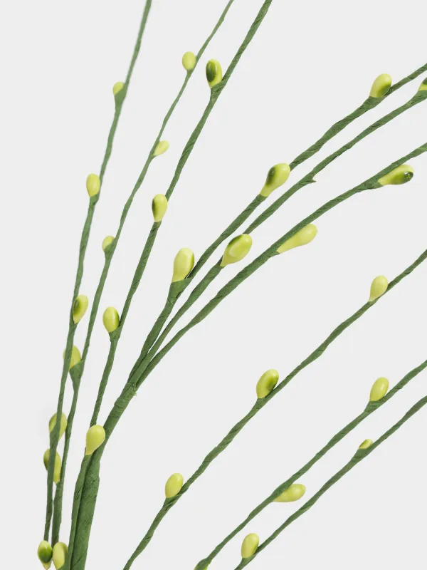 Сәндік бұтақ, 70 см, пластик, Сары жидектер, Willow decor, image-3