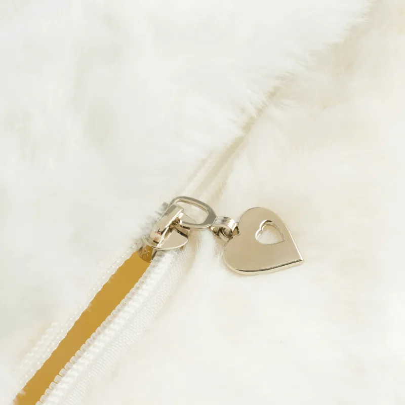 Косметичка, 19х21 см, с ручкой, полиэстер, молочная, Beauty plush, image-5