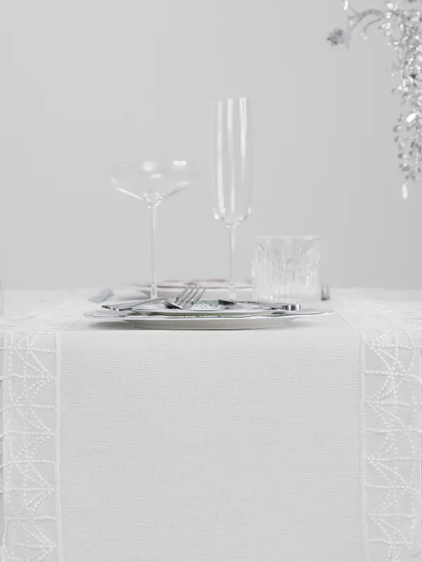 Дорожка настольная, 40х160 см, Stars framed, image-6