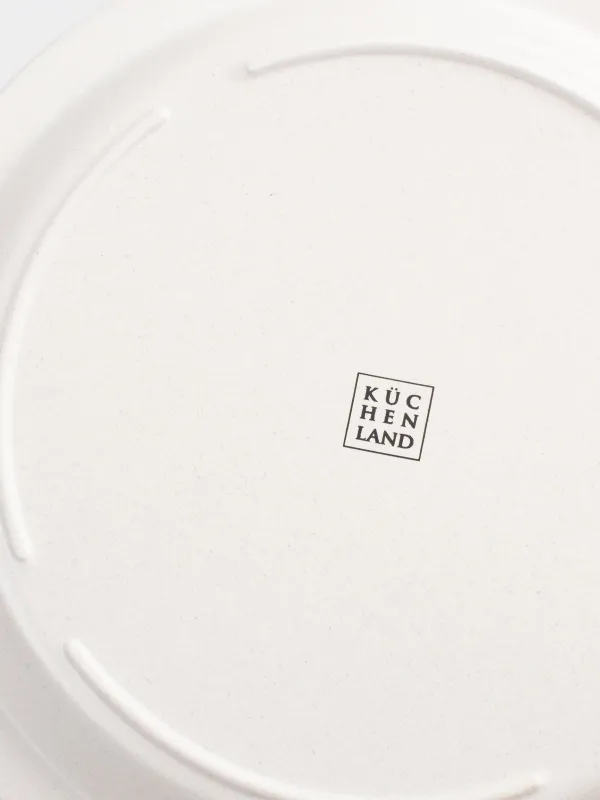 Тарелка закусочная, детская, 21 см, бамбук, розово-зеленая, Девочка в платье, Sweet loli, image-3